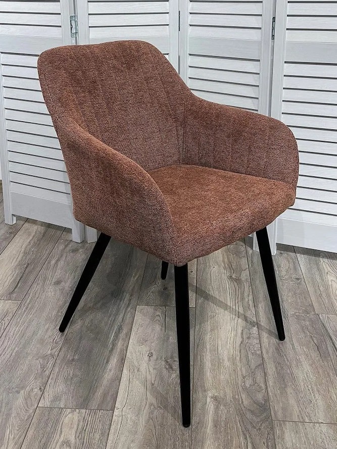 Стул BRANDY WZ2042-08 бронзовый/ черный каркас