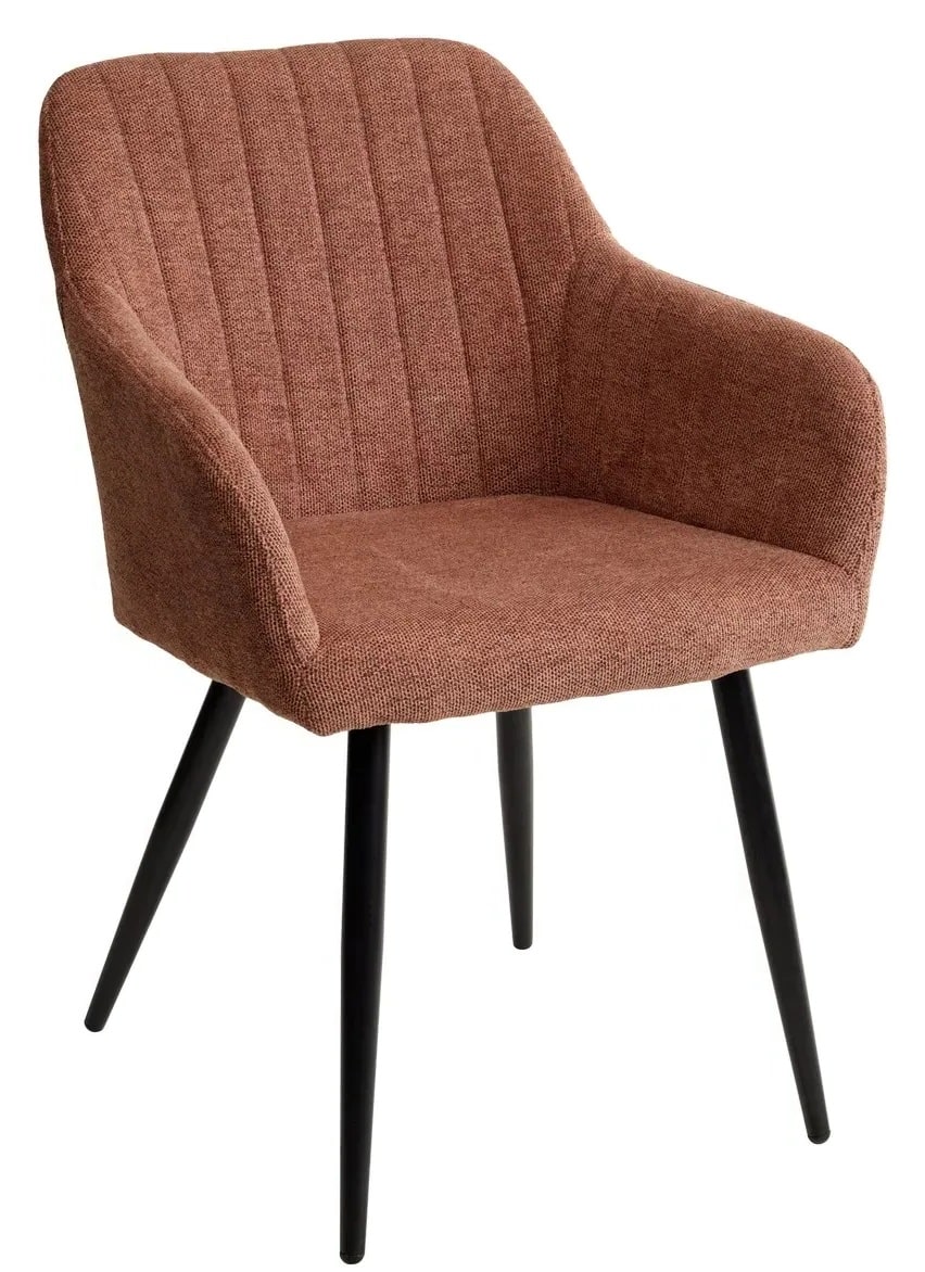 Стул BRANDY WZ2042-08 бронзовый/ черный каркас