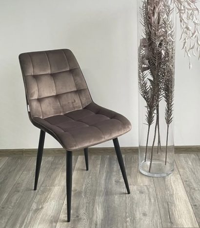 Стул CHIC BLUVEL-38 латте / черный каркас — фото 2