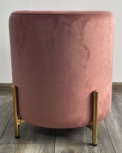 Пуф для гостиной RICE BLUVEL-52 PINK / GOLD — фото 2