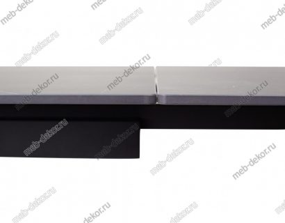 Стол LIVORNO 180 MATT BLACK MARBLE SINTERED STONE/ BLACK — фото 2