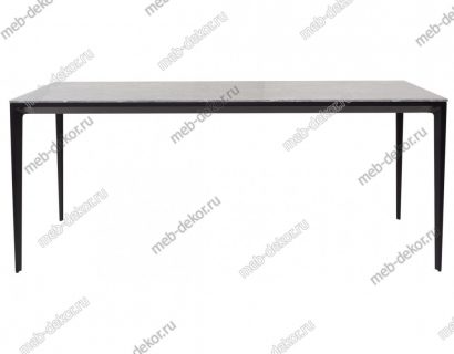 Стол NOTO 180 SINTERED STONE GLOSS STARLIGHT BLACK / BLACK — фото 4