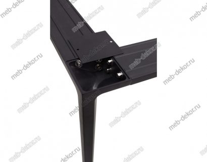 Стол NOTO 180 SINTERED STONE GLOSS STARLIGHT BLACK / BLACK — фото 6