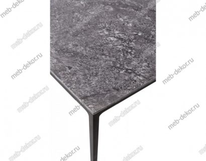 Стол NOTO 180 SINTERED STONE GLOSS STARLIGHT BLACK / BLACK — фото 7