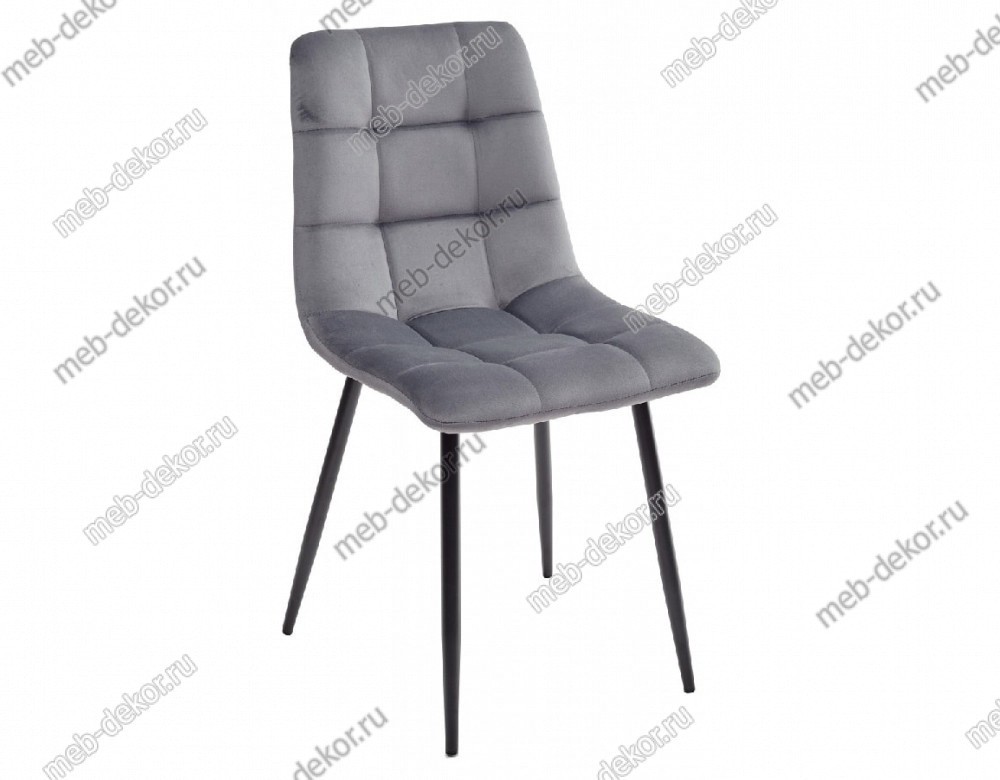 Стул CHILLI BLUVEL-14 GREY, велюр