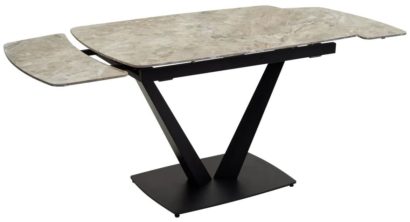 Стол ALATRI 120 GLOSS ATHENS BROWN SINTERED STONE / BLACK — фото 7