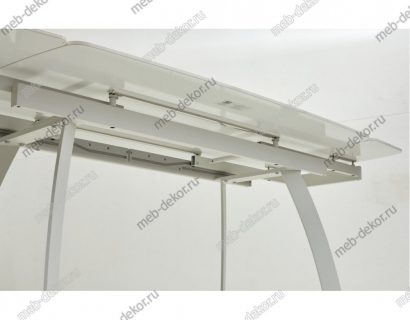 Стол LUGO 140 GLOSS STATUARIO WHITE SINTERED STONE/ WHITE — фото 6