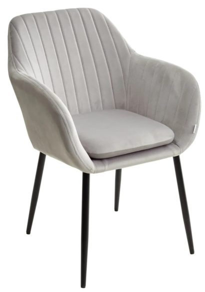 Стул ALABAMA BLUVEL-03 LIGHT GREY, велюр — фото 1