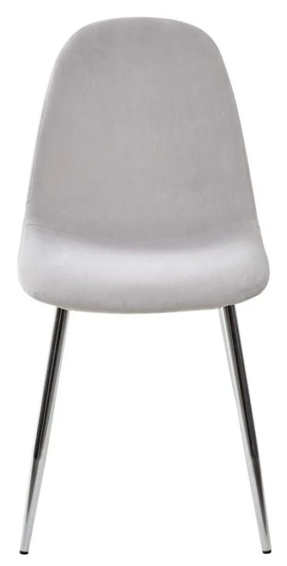 Стул PESCARA UF910-02 LIGHT GREY, велюр — фото 4