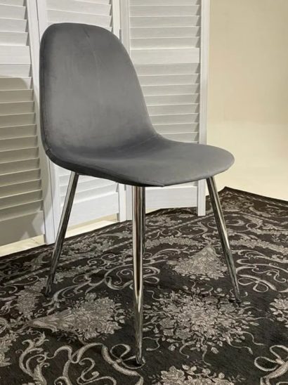 Стул PESCARA UF910-05 DARK GREY, велюр — фото 3