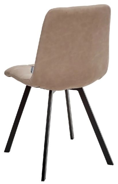 СТУЛ ЧИЛИ ПРОФИЛЬ (CHILLI SQUARE) RU-09 СЕРО-БЕЖЕВЫЙ ВИНТАЖ, PU — фото 5