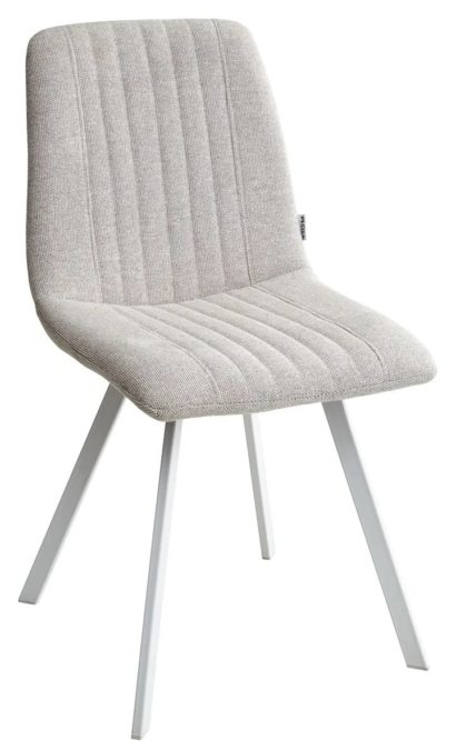 Стул ELVIS WZ2042-02 светло-бежевый/ белый каркас — фото 1