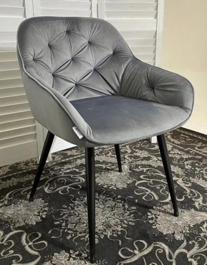 Стул BREEZE BLUVEL-14 GREY, велюр — фото 5