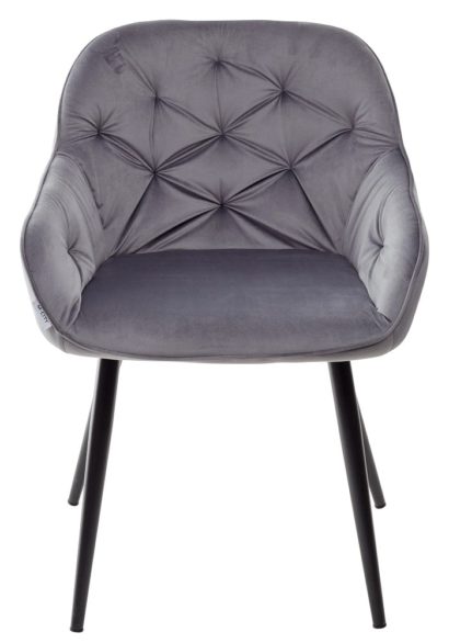 Стул BREEZE BLUVEL-14 GREY, велюр — фото 3