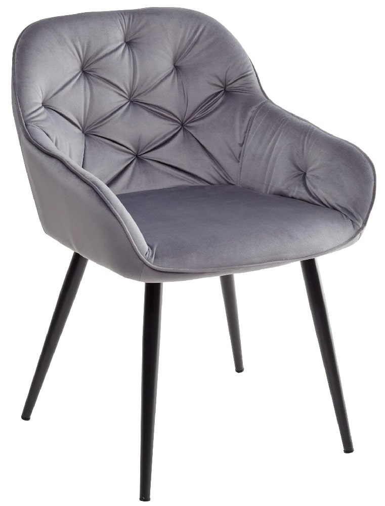 Стул BREEZE BLUVEL-14 GREY, велюр