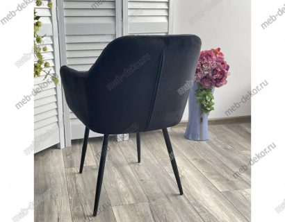 Стул PERU BLUVEL-19 BLACK, велюр — фото 5