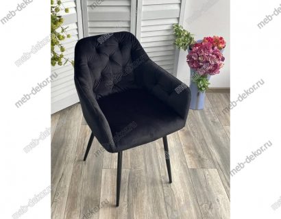 Стул PERU BLUVEL-19 BLACK, велюр — фото 3