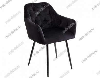 Стул PERU BLUVEL-19 BLACK, велюр — фото 1