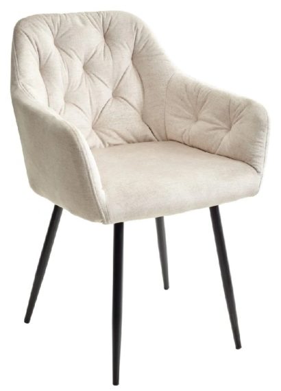 Стул PERU PK6015-06 BEIGE античный бежевый, велюр — фото 1