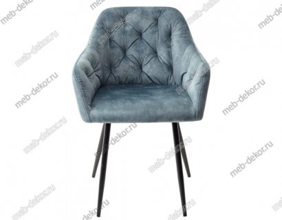 Стул PERU PK6015-15 GREY GREEN античный серо-зеленый, велюр — фото 4