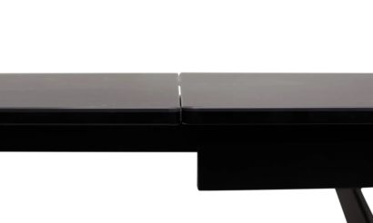 Стол RIETI 200 NERO KL-116 Черный мрамор матовый, итальянская керамика/ черный каркас — фото 6