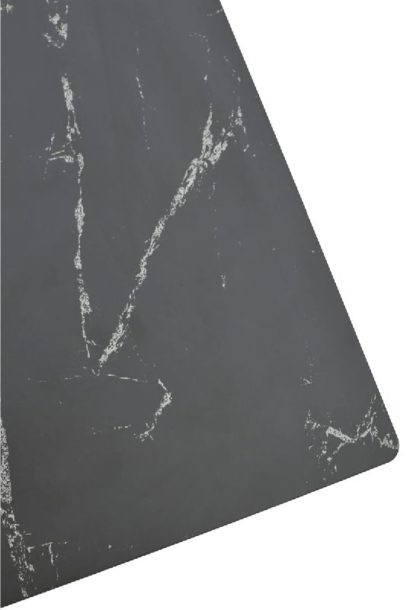 Стол FONDI 180 MARBLES NERO KL-116 Черный мрамор матовый, итальянская керамика/ черный каркас — фото 7