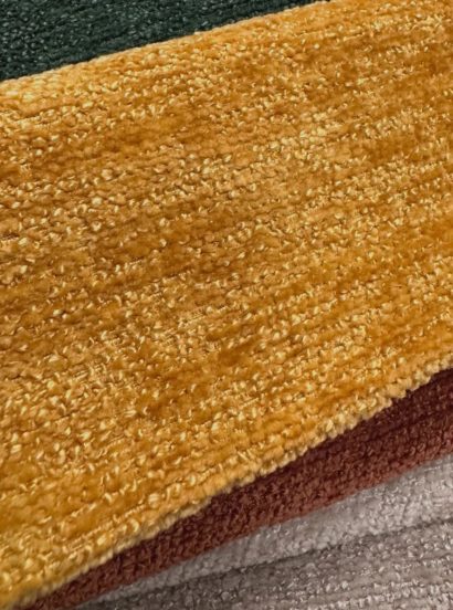 Стул SNUG WZ2042-05 горчичный фактурный велюр / черный каркас — фото 5