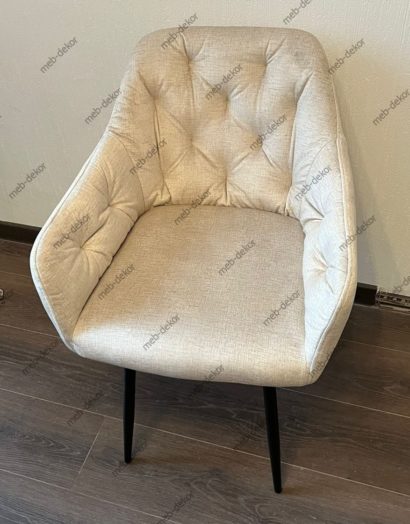 Стул PERU PK6015-06 BEIGE античный бежевый, велюр — фото 7