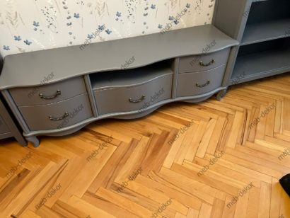 Тумба телевизионная Джульетта-2 (Серый ясень) — фото 5