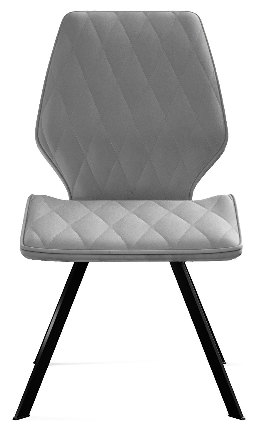 Стул DikLine 243 B22 GREY поворотный/ ножки черные