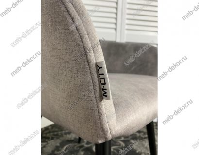 СТУЛ ALLY PK6015-03 CЕРЕБРИСТЫЙ СЕРЫЙ/ЧЕРНЫЙ КАРКАС — фото 2