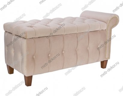 Банкетка Leset Classic-Б2 Велюр матовый 04/ножки орех — фото 1