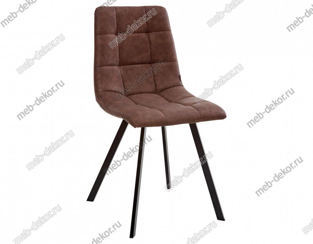 СТУЛ CHILLI SQUARE RU-05 КОРИЧНЕВЫЙ ВИНТАЖ, PU