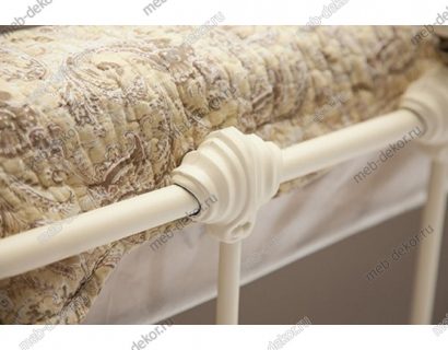 Кровать двуспальная DIANA (ДИАНА) (Antique White) + основание — фото 4