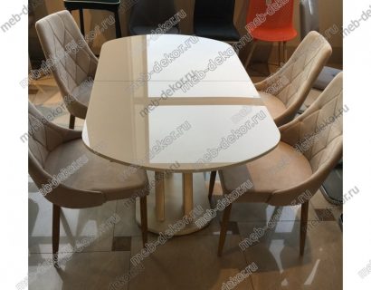 MK-5600-BG. Стул MC01-2 обитый тканью бежевый — фото 5
