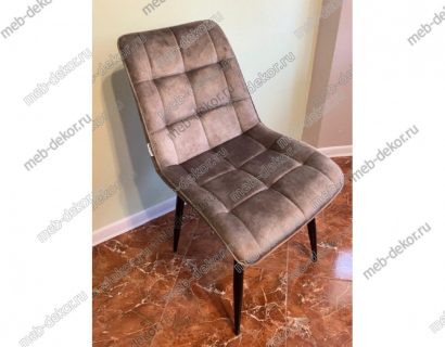 Стул CHIC PK6015-08 (VBP208) античный серо-бежевый, велюр — фото 3