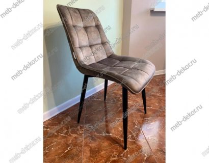 Стул CHIC PK6015-08 (VBP208) античный серо-бежевый, велюр — фото 4