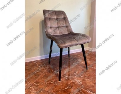 Стул CHIC PK6015-08 (VBP208) античный серо-бежевый, велюр — фото 5