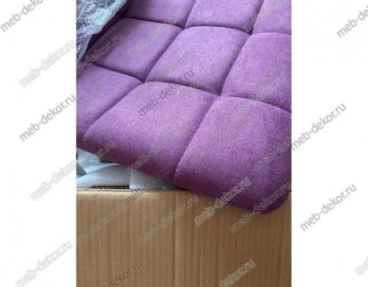 Стул CHILLI SQUARE UF860-15B сияющая орхидея, ткань/ белый каркас — фото 4