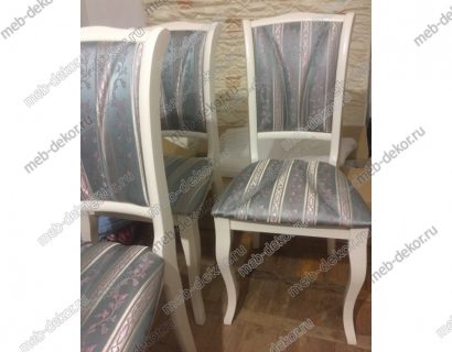 Стул с мягким сиденьем OPERA (ОПЕРА) ткань бирюзовая H180-19, ivory white — фото 3