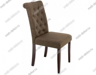 Стул Amelia dark walnut / fabric brown — фото 1