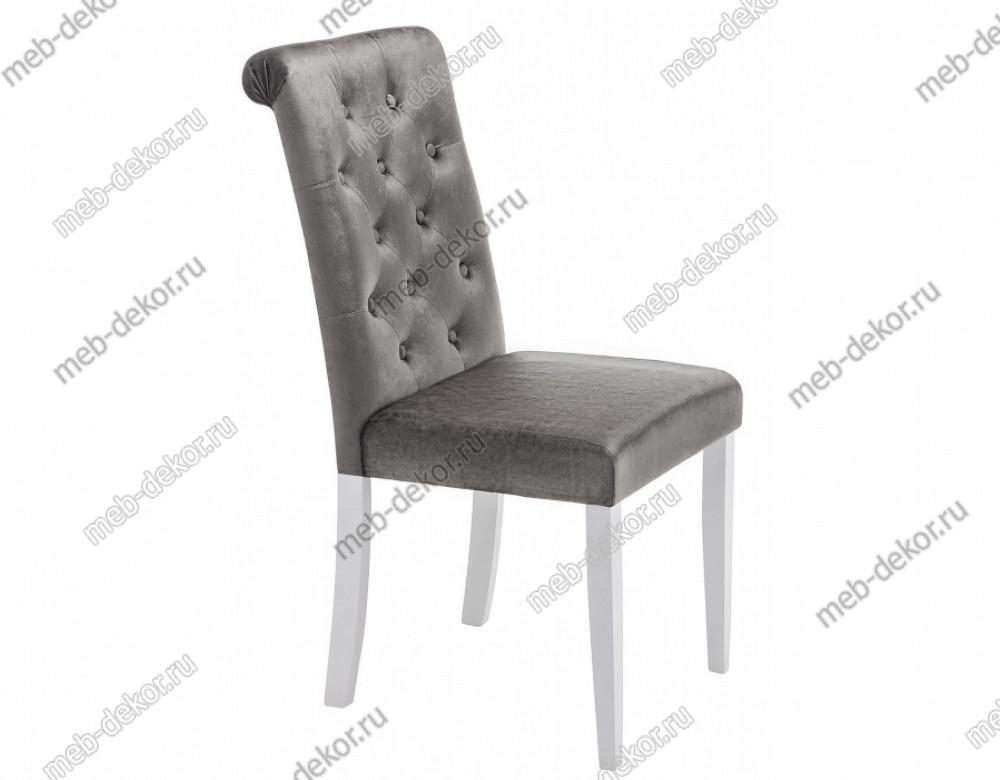 Стул Amelia white / fabric grey