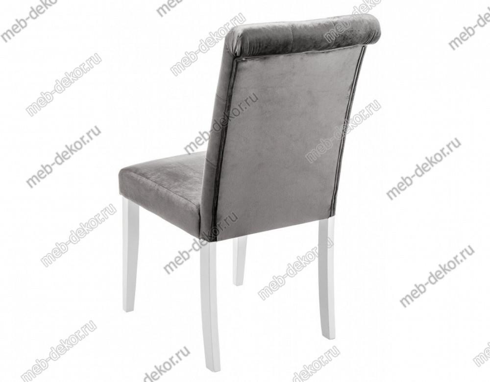 Стул Amelia white / fabric grey