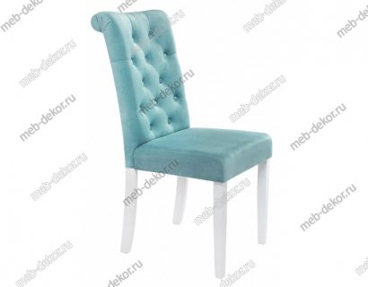 Стул Amelia white / fabric tiffany — фото 1