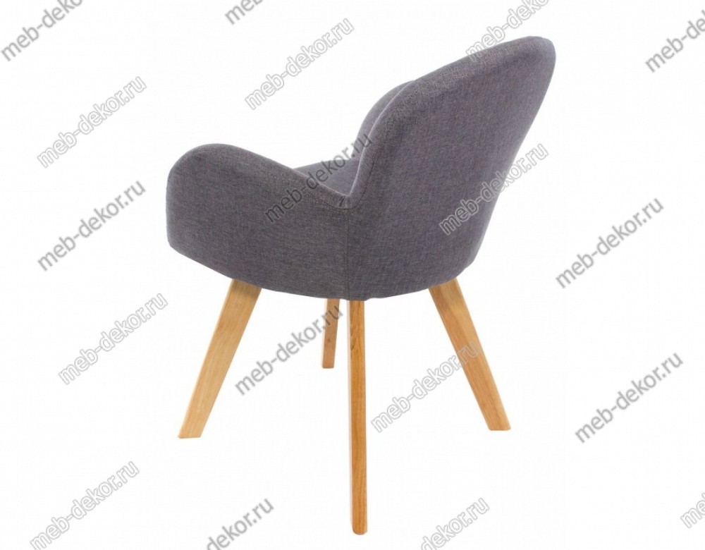 Стул Asia wooden legs / grey fabric
