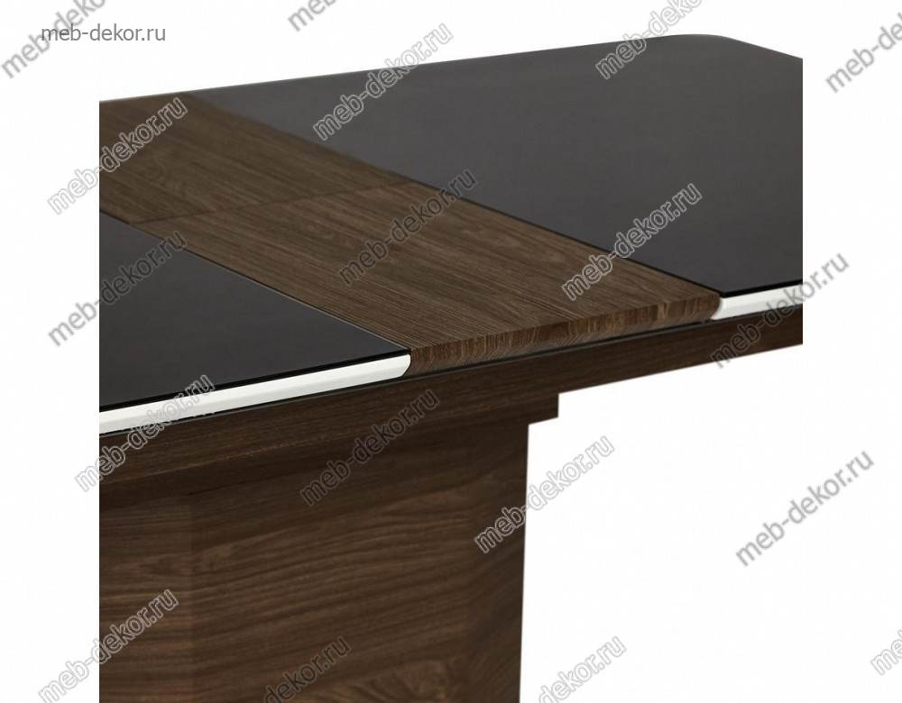 Стол Radcliffe 120 ( mod. EDT-VG002) (коричневый, стекло «burning stone»)