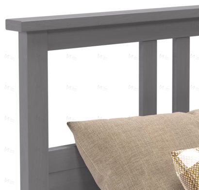 Кровать Leset Мира 90х200 серый — фото 3