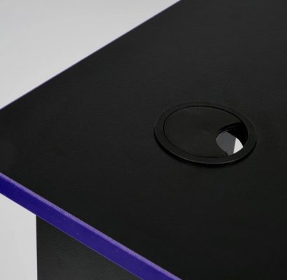 Стол компьютерный Strike-1 (120) NEO black/blue, черный/синяя кромка — фото 2