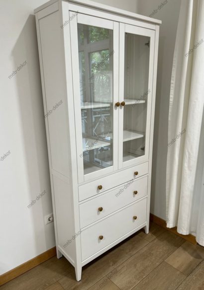 Шкаф витрина Мира 23 (белый) — фото 3