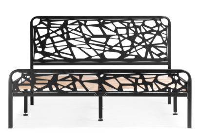 Полутораспальная кровать Кубо 120х200 черный — фото 3
